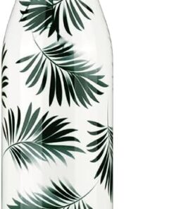 Artistes Paris A-6522 Bottle Up içecek şişesi, paslanmaz çelik, 500 mililitre, Blanc ET VERT
