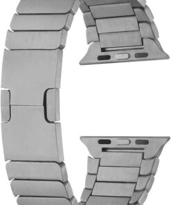 Apple İle Uyumlu Watch 38mm/40mm KRD-82 Metal Kordon Gri