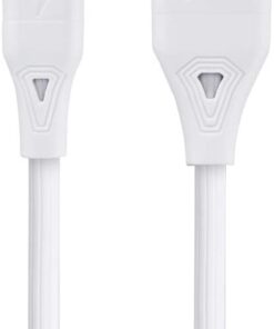 2.4 A Micro USB Data ve Şarj Kablosu, Beyaz, 1 m