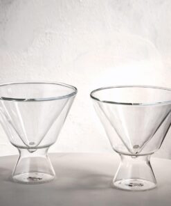 Glory 2'Li Double Wall Çift Cidarlı V Bardak 150 Ml
