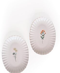 Porselen Tiny Miny 2 Parça 24 Cm Kayık Tabak