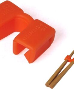 Chopstick x 10 + Chopstick Öğretici Aparat x 2 | Tek Kullanımlık Bambu Chopstick | Suşi Yemek Çubukları | Boya ve Cila İçermeyen Sağlıklı ve Hijyenik Bambu Chopstick