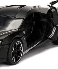 Oyuncak Marvel Kara Panter-Beyaz Motorlar lykan hypersport DÖKÜM Araba, 1: 24 Ölçek Araç & 2.75 "Koleksiyonluk Metal heykelcik"