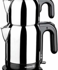 Demtez Inox/Siyah Elektrikli Çaydanlık