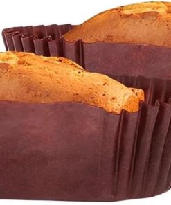 Hediye Sepeti Takribi 200 Adet Büyük Boy Kahverengi Ekler Kağıdı 8.5x4 Cm, Baklava Sunumluk, Muffin Kek Kalıbı