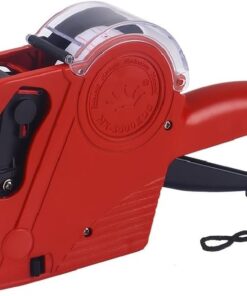 Motex MX-5500 Etiket Makinesi Fiyatlandırma Etiket Tabancası Yeni Sürüm 8 Hane (Kırmızı)