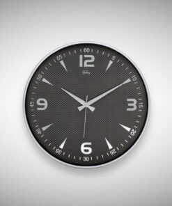 717-G-2 Serisi Klasik Rakamlı Metal Görünümlü Sessiz Akar Modern Duvar Saati 40 cm