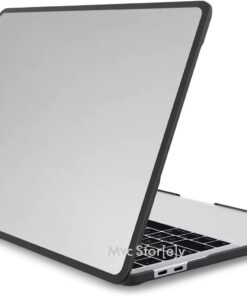 Macbook Air M1 Kılıf 13inç TPU Outdoor (TouchID'li M1 Air) A2337 A2179 A1932 ile Uyumlu Şeffaf