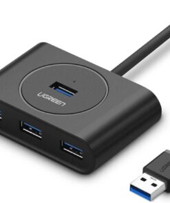 USB 3.0 4 Portlu Hub Çoklayıcı Siyah 50 CM