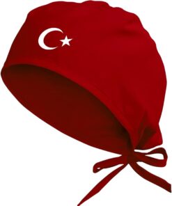 Trend Ayyıldız Temalı Özel Tasarım Cerrahi Bone Kırmızı