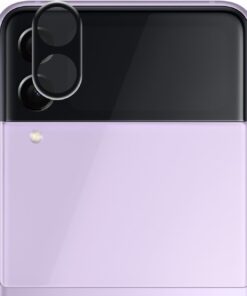 Samsung Galaxy Z Flip 3 Kamera Lens Koruma Camı V2 Siyah [Galaxy Z Flip 3 ile Uyumlu Ekran Koruyucu - Siyah]