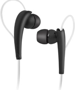 Ergonomik askılı spor kulak içi kulaklık, entegre mikrofon, cevap düğmesi, Samsung, Oppo, Huawei, Xiaomi, Honor, Motorola, Nokia için evrensel jak kablosu