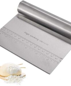 Home Çelik Hamur Kesici,Metal Hamur Sıyrıcı,Pasta Sıyırma Aparatı,Hamur Dilimleyici,Pasta Ve Pastacılık İçin Çelik Şekillendirici Ve Hamur Porsiyonlayıcı
