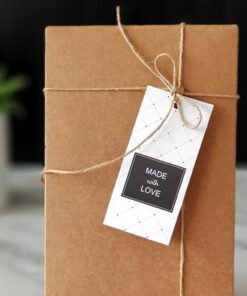 etiket, made with love 20 adet