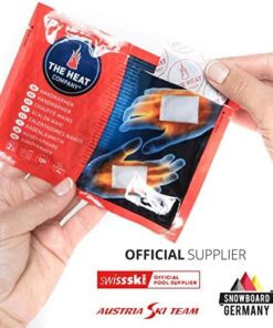 HEAT COMPANY El ısıtıcı – 10 veya 40 çift – ekstra sıcak – cep ısıtıcı ısıtıcı pedler – parmak ısıtıcı: 12 saat sıcak eller – hava ile etkinleşir