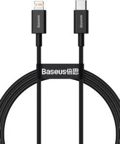 Superior 20W 100 cm Type-C to Lightning Şarj Kablosu Siyah