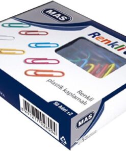 PVC Kaplı Ataş, Çok Renkli, 28 mm