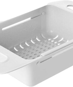Ayarlanabilir Sürgülü Pratik Lavabo Süzgeci, Çok Renkli, Medium