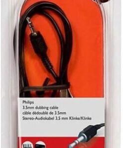 SWA 2529 W/10 Stereo Audio-Ueberspielkabel (3,5 mm fiş-3,5 mm fiş) 1,5 m Siyah