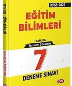 Yayınları 2023 KPSS Eğitim Bilimleri Tamamı Çözümlü 7 Deneme