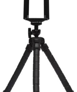 Süngerli Tripod Ahtapot Telefon Tutucu Ayarlanabilir Telefon Tutacağı Siyah
