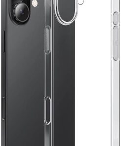 Apple İle Uyumlu iPhone 16 Kılıf ZORE Süper Silikon Kapak Şeffaf