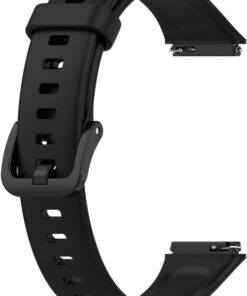 Huawei Band 7 Kordon, Silicone Sport Band Siyah