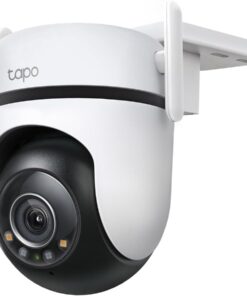 Tapo C520WS, 2K QHD Dış Mekan Wi-Fi/Ethernet Güvenlik Kamerası, Hareket Tespit/Takibi , 360°, IP66 Su Geçirmez, Renkli Gece Görüşü, Çift Yönlü Ses, Bulut/Yerel Depolama, Sesli ve Işıklı Alarm