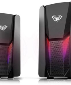 N-108 1+1 USB/Aux Stereo 2.0 RGB Masaüstü Gaming Oyuncu Hoparlör Speaker Ses Sistemi
