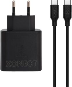 - Type-C Çıkışlı 25W Hızlı Şarj Adaptörü ve 1M Type-C to Type-C Kablo Seti