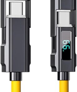 4 İN 1 LED EKRANLI 65W-27W PD USB İOS TYPE C SUPER TURBO FAST AAA+ KALİTE ŞARJ VE DATA KABLOSU