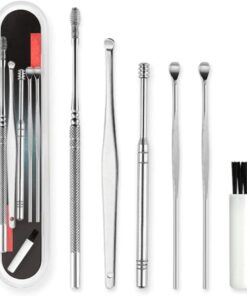 Kulak Temizleyici Kit, 6 Parça Paslanmaz Çelik Kulak Temizleme ve Bakım Seti