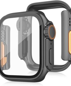 Apple Watch Se 6 5 4 44MM Watch için Ekran Koruyucu Kılıf Watch Ultra Görünümlü Kılıf Tam Kaplayan Watch Kasa Koruyucu Kılıf Ultra Görünümü Veren Kılıf Apple Watch Se 6 5 4 44MM ile Uyumludur