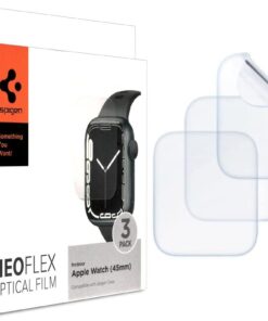 Apple Watch 45mm/44mm (Seri 9/8/SE2/7/6/SE/5/4) Ekran Koruyucu Film Neo Flex (3 Adet) - AFL04049
