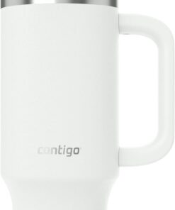 Üniseks Yetişkin Streeterville Tumbler Pipetli Yalıtımlı Su Şişesi, 1.2L, Beyaz