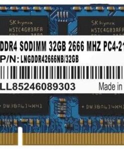 32GB DDR4 2666MHz Notebook Bellek CL19 PC4-21300 LNGDDR42666NB/32GB, Siyah