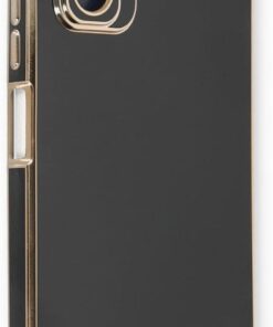 Xiaomi Redmi Note 10 Pro için Kılıf Olive Plated Siyah [Redmi Note 10 Pro ile Uyumlu Kılıf - Siyah]