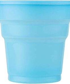 TM-BRD-0028 Plastik Meşrubat Bardağı, Mavi