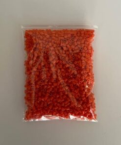 Ütü ile Yapışan Boncuk Turuncu 1.500 Adet - 5 mm Midi boncuk