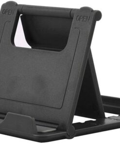 Univarsal Masa Üstü Tablet Standı 5 farklı açıda ayarlanabilir Yan veya düz konum alabilen, Telefon ve Tablet Standı Fold Stand (Siyah).