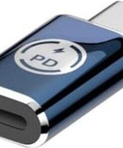 35W Type C to Lightning iPhone 15 Max Pro Plus Yuva Çevirici Hızlı Şarj Aktarımı OTG Dönüştürücü Koyu Mavi OTGTM-01