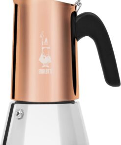 - Venus: 6 Cups Ocak Üstü Espresso Pişirici - 235ml - Kahverengi, Gümüş Renk - Paslanmaz Çelik Gövde - Patentli Güvenlik Valfi - Tüm Ocak Türleri İçin Uygundur (İndüksiyon Dahil)