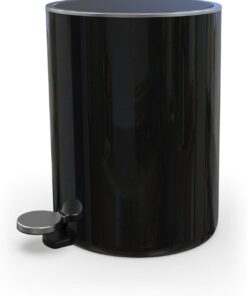 LENOX 5 LT PEDALLI ÇÖP KOVASI SİYAH