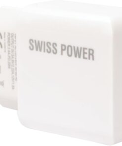 Swiss Power 3A PD/QC Hızlı Şarj Başlık Çift Giriş SWS-C1 - Beyaz