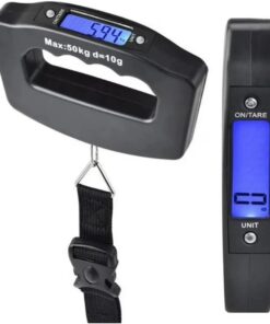 Elektronik Dijital El Tartısı Bavul Terazisi Pazar Tartısı Max 50 Kg Ölçer KG/GR Seyehat