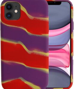 Renkli Desenli Kılıf IPhone 12 İle Uyumlu Baskılı Kılıf Kadife İç Yüzey Leke Tutmaz Silinebilir Dizayn Renkli Baskılı Desenli Taribo Kılıf Fulmıne