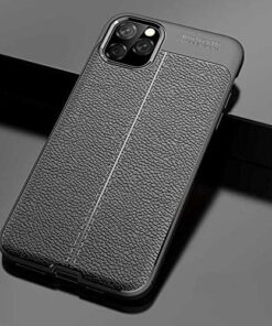 CONNERS IPHONE 11 PRO 5.8 İNC (LİTCHİ PATTERN) BACK COVER KILIF SİYAH