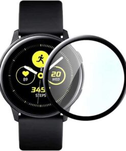 40828 Galaxy Watch Active 2 44mm Zore PPMA Pet Saat Ekran Koruyucu Siyah