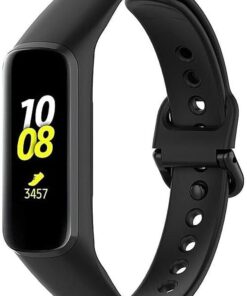 Samsung Galaxy Fit2 İle Uyumlu Bileklik Kayışı Bileğe Göre Ayarlanabilen ESNEK VE KIRILMAYAN SİLİKON YAPI Silikon Tpu Kordon CordFit Galaxy Fit2 Termoplastik Siyah