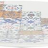 04ALM002392 Tiles Yemek Tabağı, Porselen